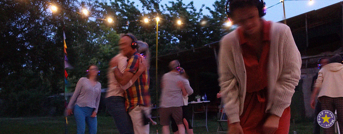Silent Disco tuinfeest
