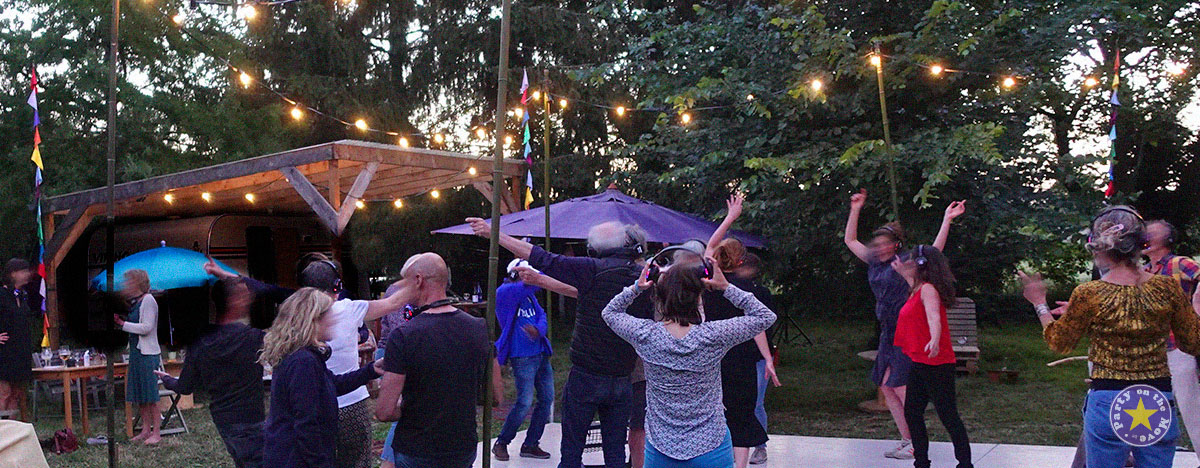Silent Disco tuinfeest